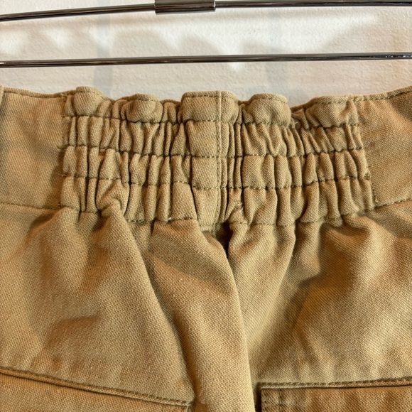 AVEC LES FILLES Sz S Tan Cargo Style Khaki 100% Cotton Anthropologie  Pants NEW - Picture 9 of 13